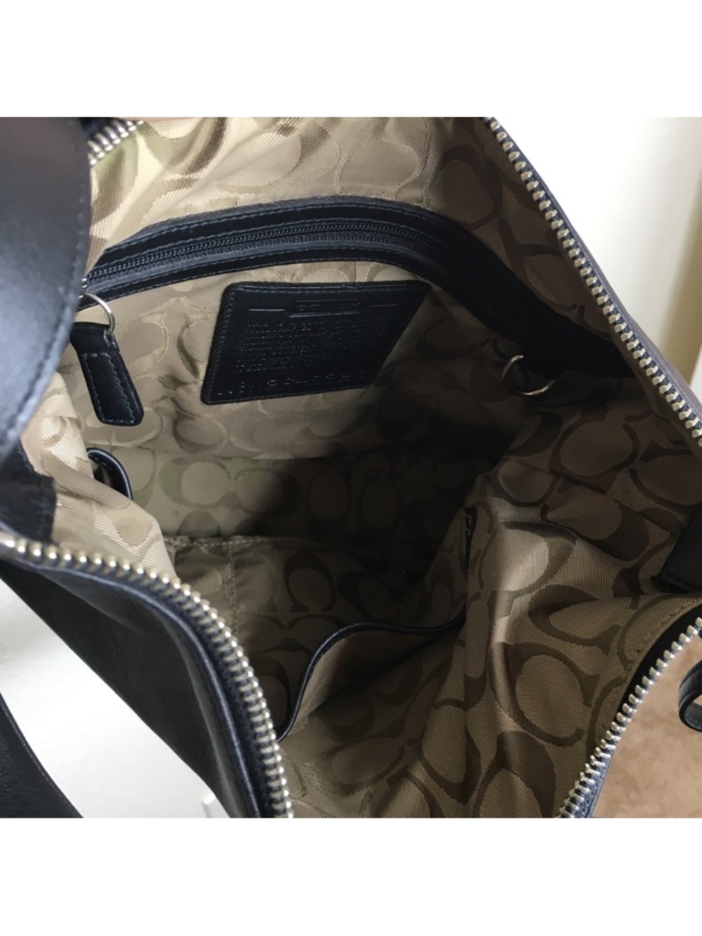 COACH Vintage Black Leather Legacy Slim Shoulder Bag - Picture 9 of 11
